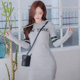 Leslie Korean Hoodie Dress ( New York ) 