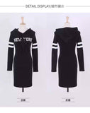 Leslie Korean Hoodie Dress ( New York ) 