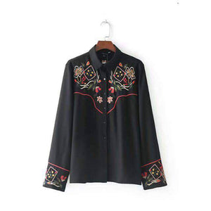 Carmen Korean Fashion Polo ( Embroidered Design ) 