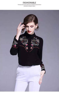 Carmen Korean Fashion Polo ( Embroidered Design ) 