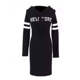 Leslie Korean Hoodie Dress ( New York ) 