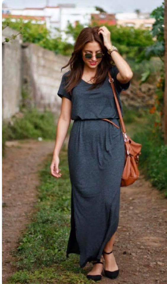 Karina Maxi Dress with Belt