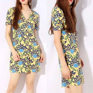 Melanie Dress (open botton )