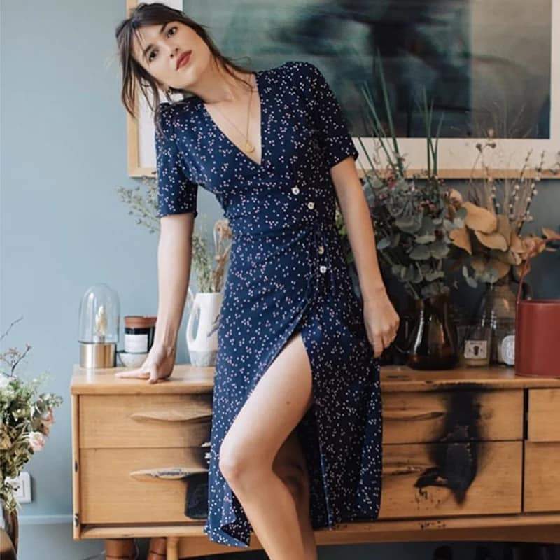 Calista Wrap Dress