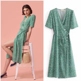 Calista Wrap Dress