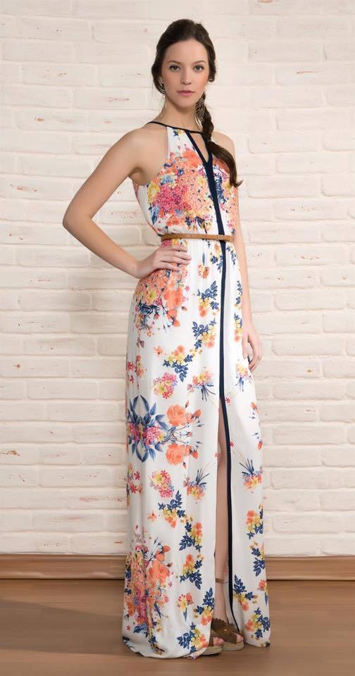 Ivanna Maxi Dress w/ Belt