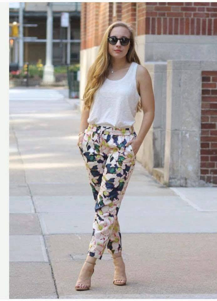 Delia Terno top w/ Floral pants