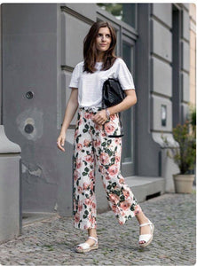 Courtney Terno  (floral pants with shirt)