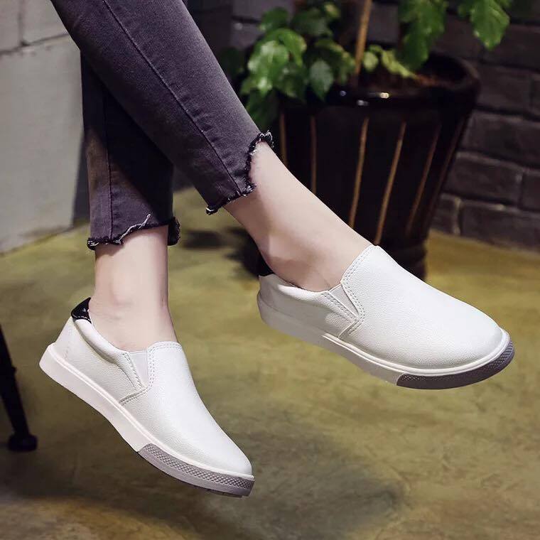 Leighton Korean White Shoes