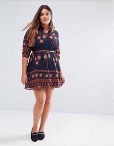 Jamilah U.s plus size floral dress