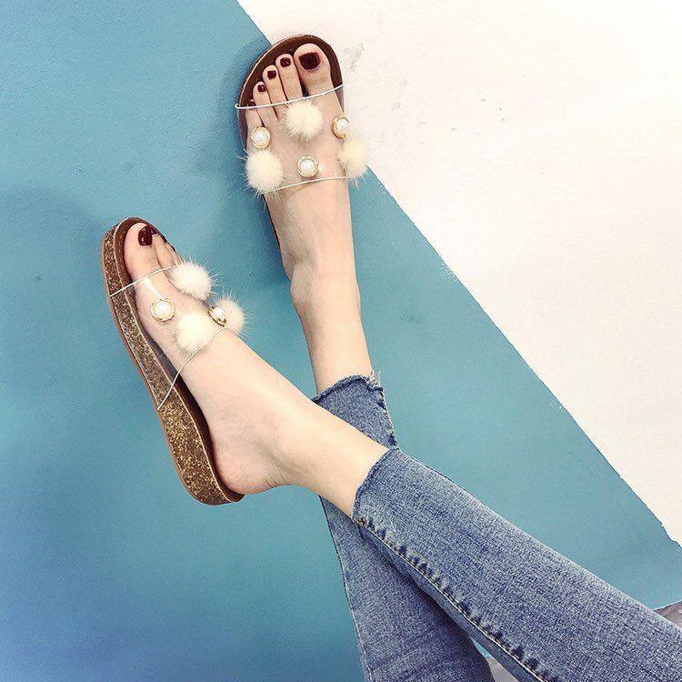 Cecilia Clear Soft Ball Sandals