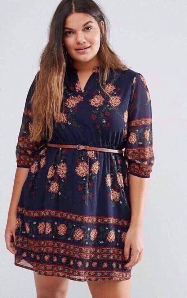 Jamilah U.s plus size floral dress