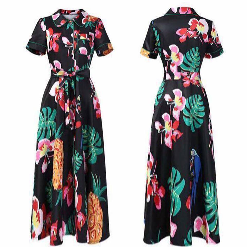 Celine Maxi Dress with Belt