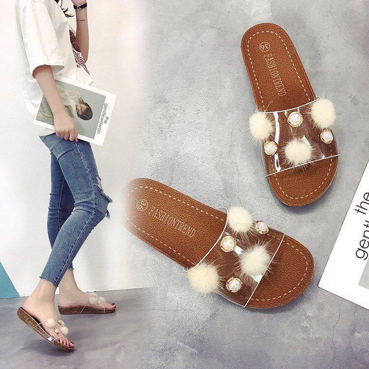 Cecilia Clear Soft Ball Sandals