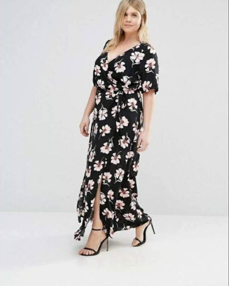 Godiva Plus size maxi dress
