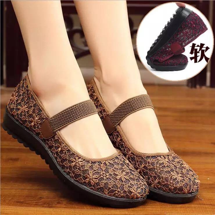 Catalina Floral Embossed Flat Shoes