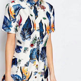 Plants & Insects Sleeve Dress