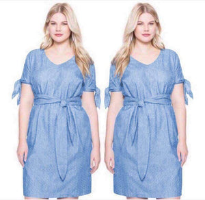 Jaida U.s plus size denim dress