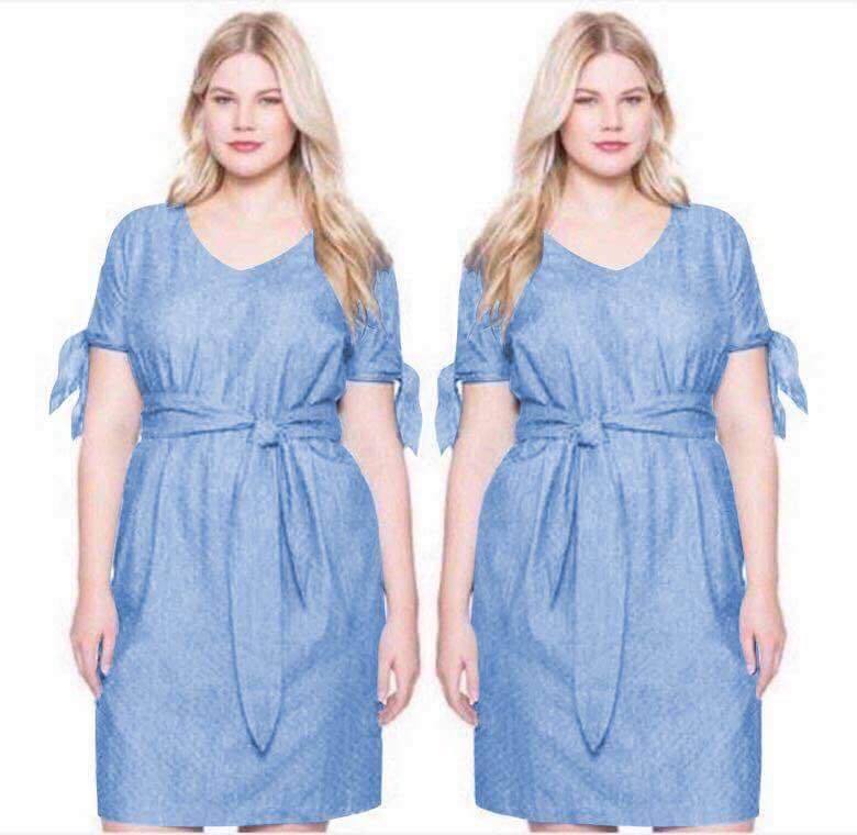 Jaida U.s plus size denim dress