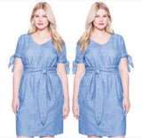 Jaida U.s plus size denim dress