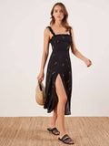 Charlotte Back Smocked Wrap Dress