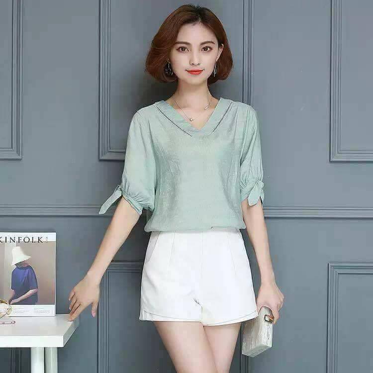 Dove Thick Cotton Blouse