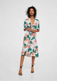 Margaret Elegant Wrap Dress