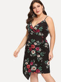 Fancy Overlap plus size dress