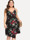 Fancy Overlap plus size dress