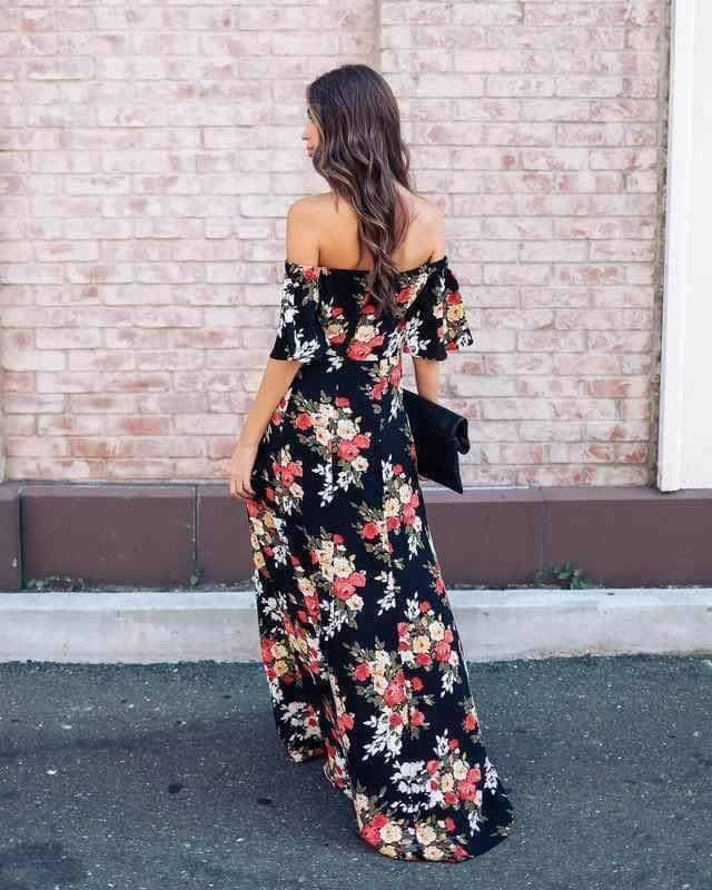 Shiela OS FLORAL MAXI DRESS