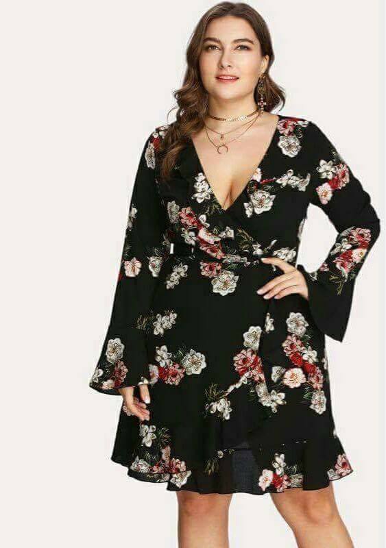 Gianna PLUS SIZE DRESS WITH BELT