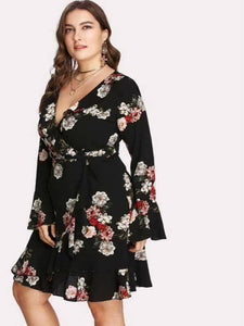 Gianna PLUS SIZE DRESS WITH BELT