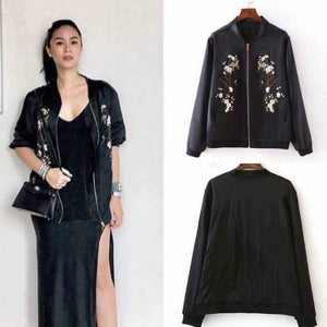 Melody Embroidered black jacket