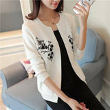 Kimberly Embroidered knitted cardigan