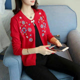 Trinity Embroidered Knitted Cardigan