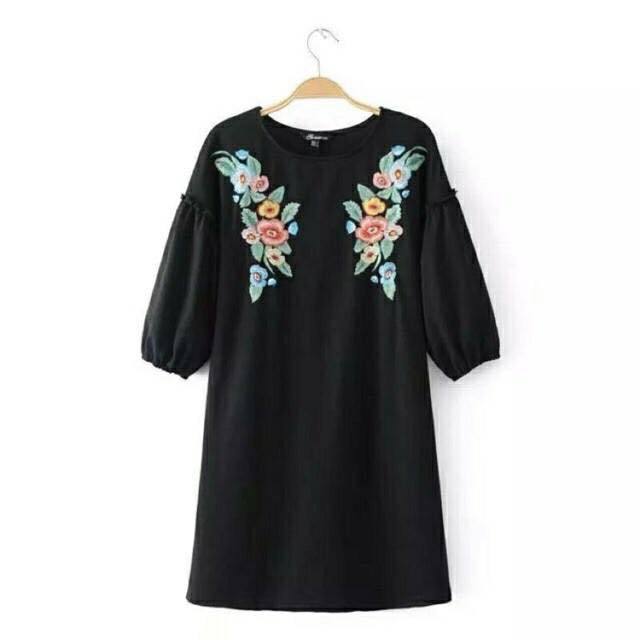 London Embroidered Dress