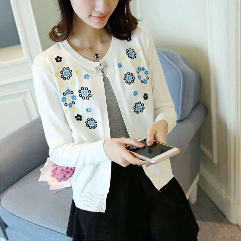 Trinity Embroidered Knitted Cardigan