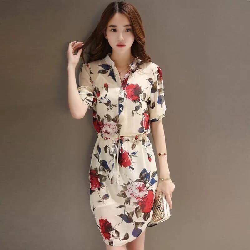 Chanel Us Fashion Floral Dress