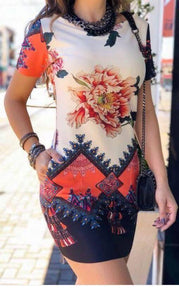 Josie Floral Bodycon Dress