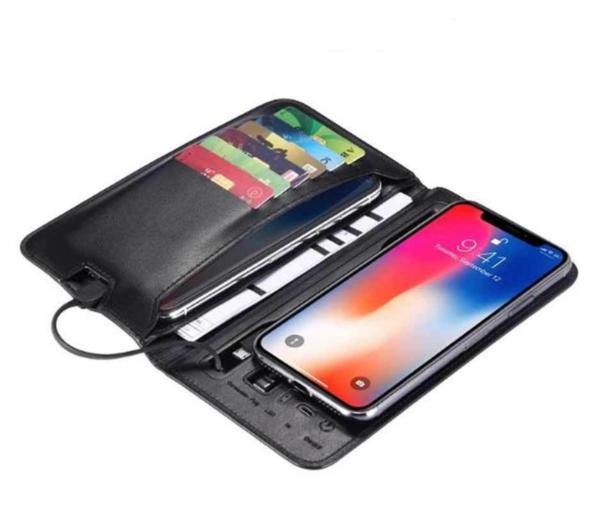 Premium Leather E-Charge Wallet