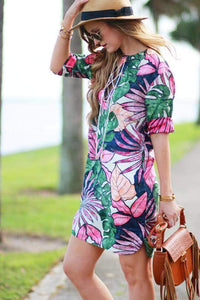 Floral Dress with Lace - CATALOG PH