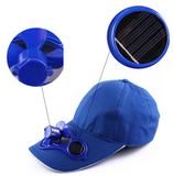 Solar Panel Powered Fan Cooling Outdoor Cap