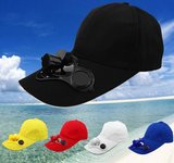 Solar Panel Powered Fan Cooling Outdoor Cap